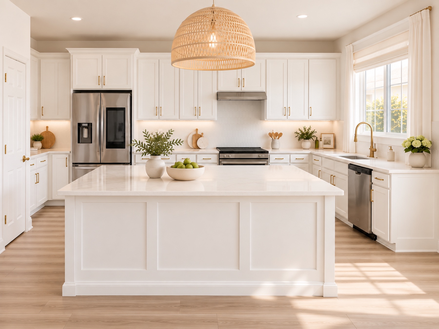 Windsor Terrace white kitchen
