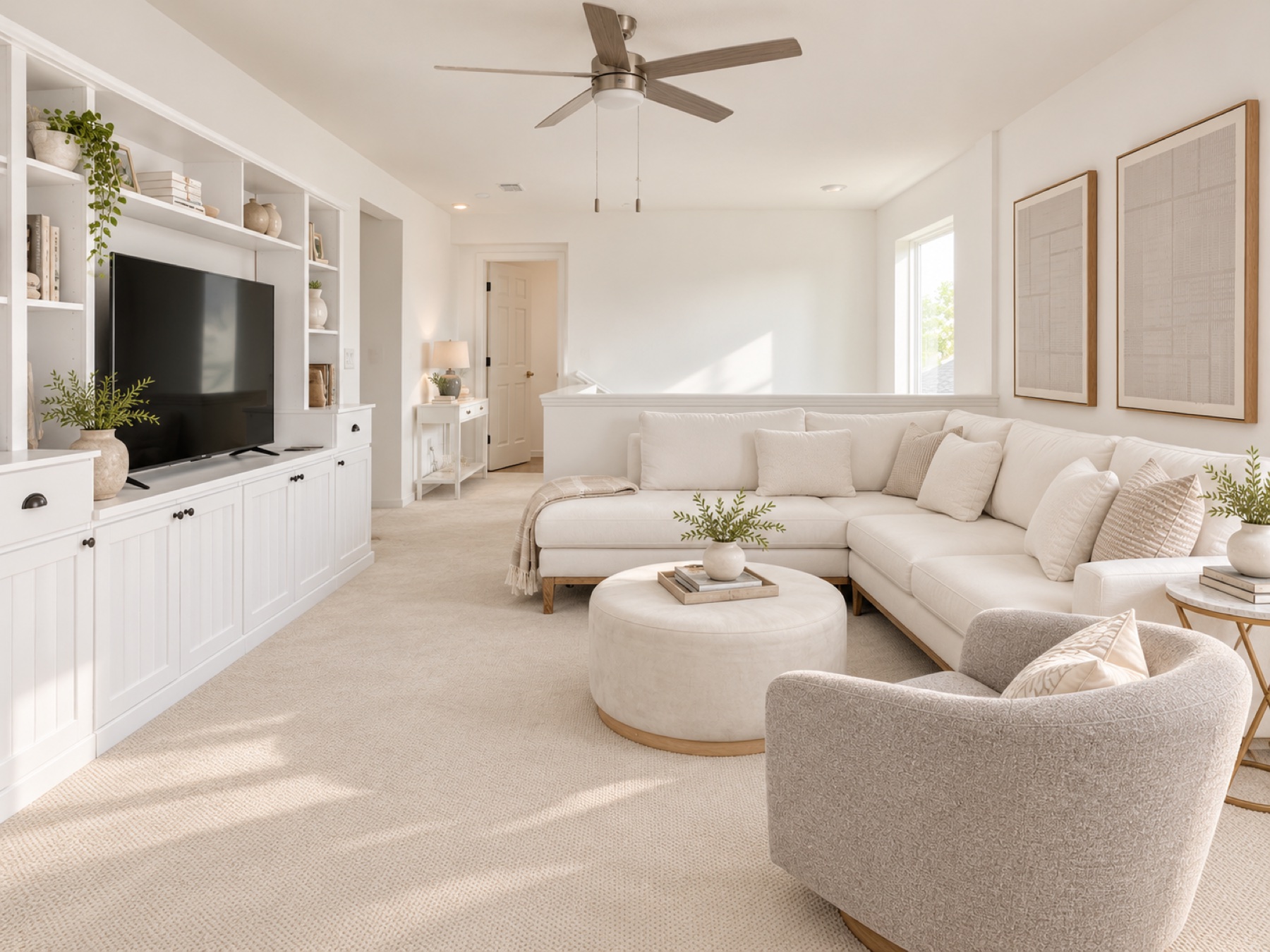 Windsor Terrace loft seating area