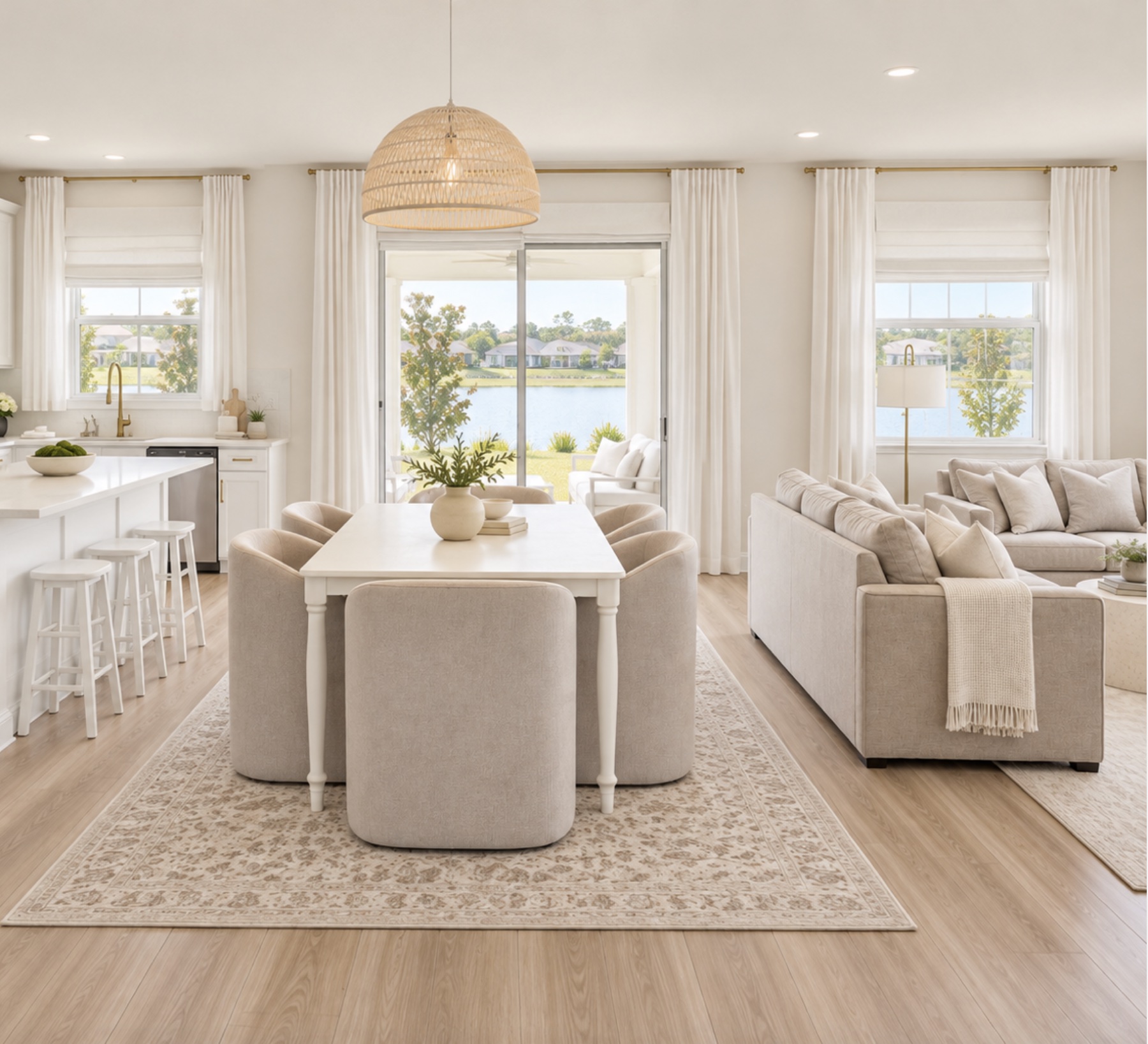Windsor Terrace open living and kitchen area