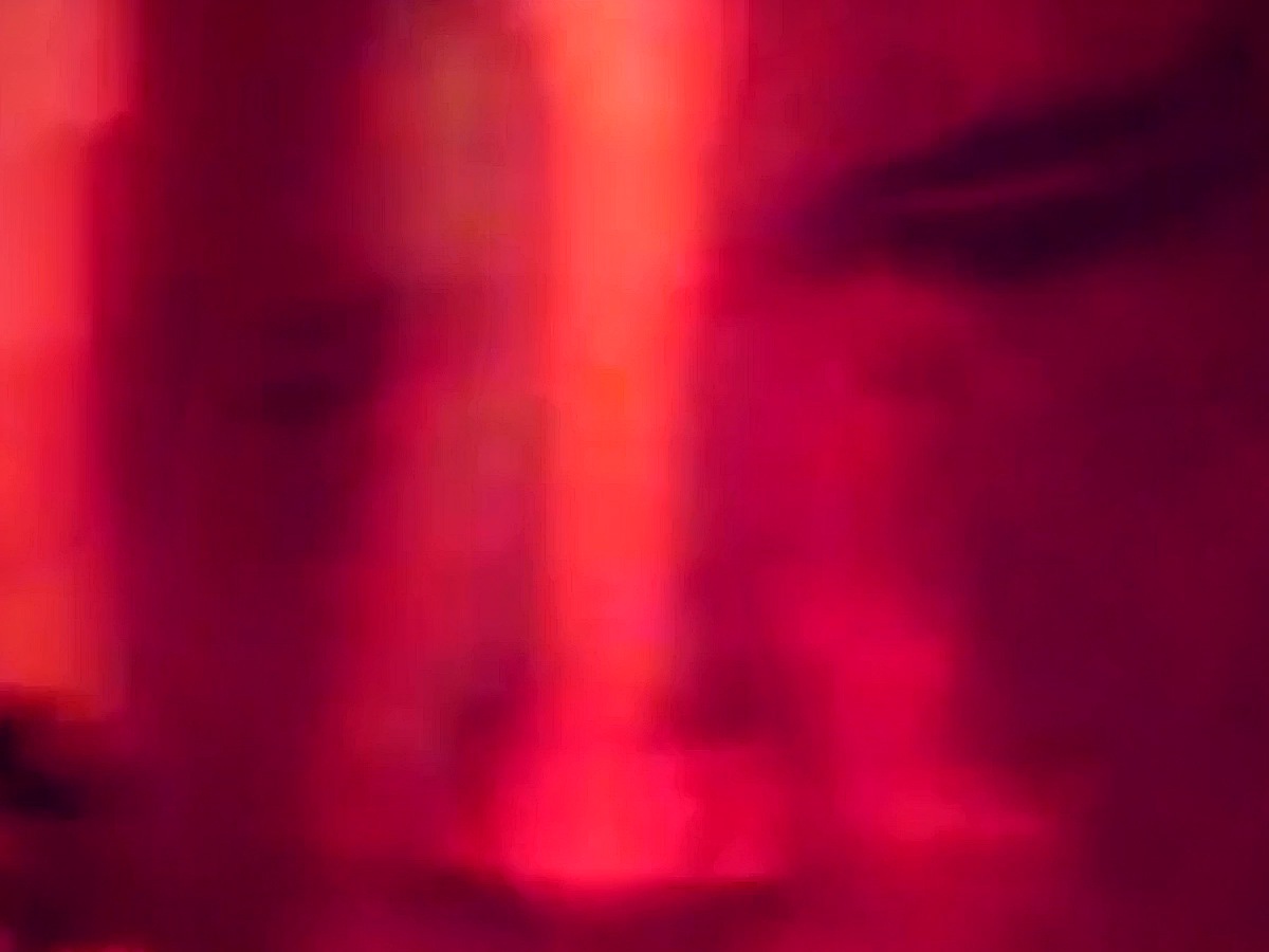 Digital art — the buddha head fully materialized in full color