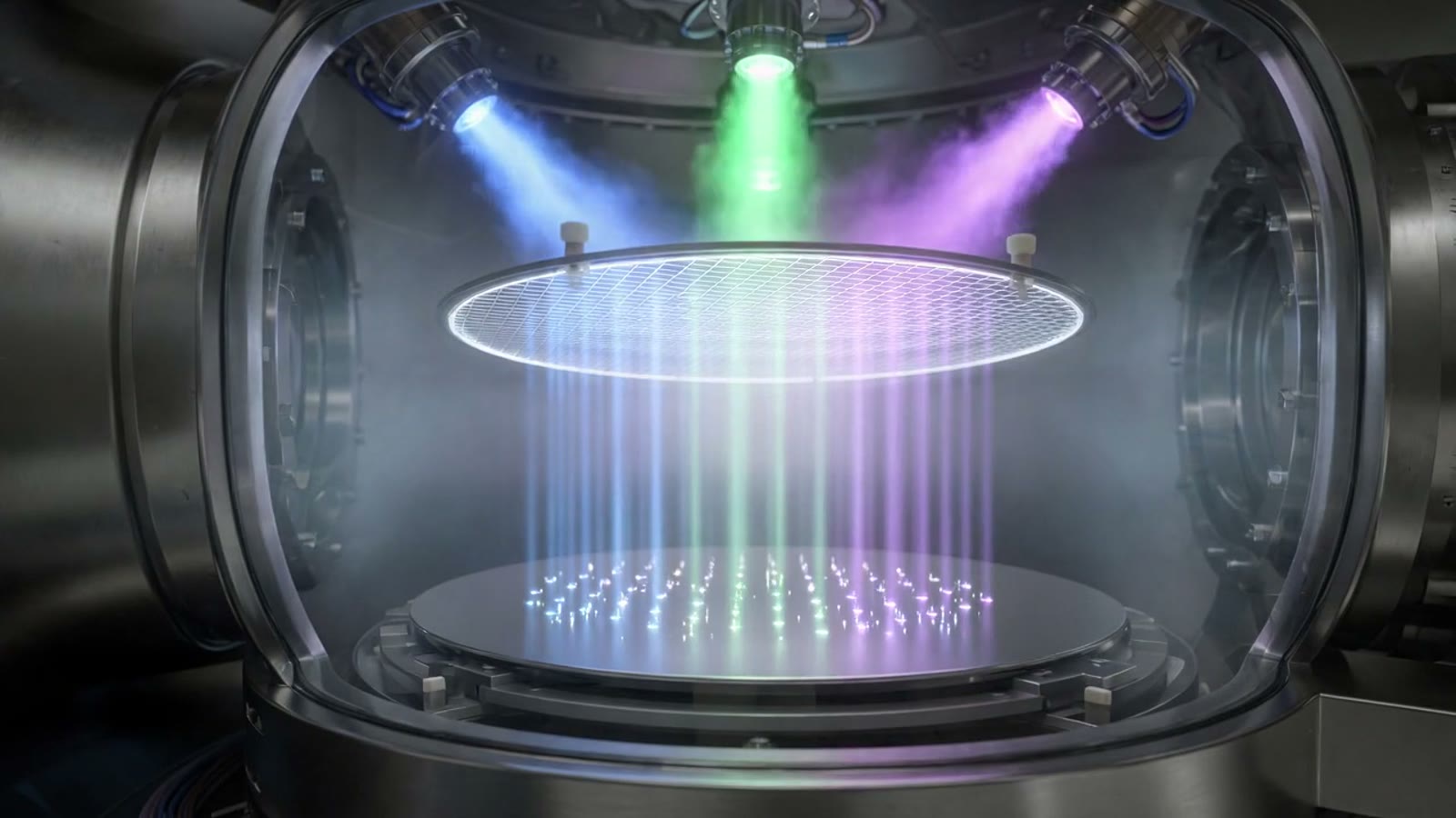 Controlled thin-film placement visual